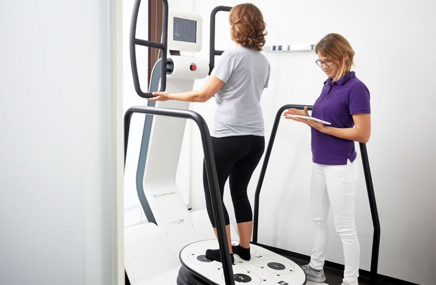 Bewegungstherapie und zervikale Osteochondrose.